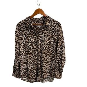 Chicos ladies animal print blouse size 2‎ (12/14)